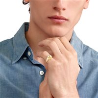 Anello Dodo Essentials in Oro giallo Diamante 0.02 Ct DAC5000_SIGNE_DB09G-54 - DAC5000_SIGNE_DB09G-54